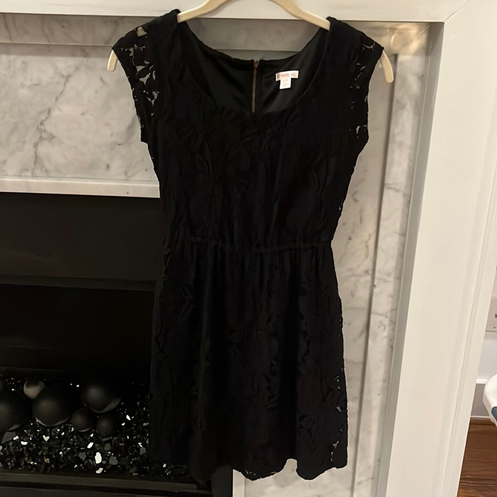 Lace little black dress